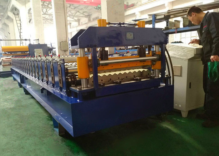 Corrugated Metal Roof Roll Forming Machine For 914mm 1000mm Width Material